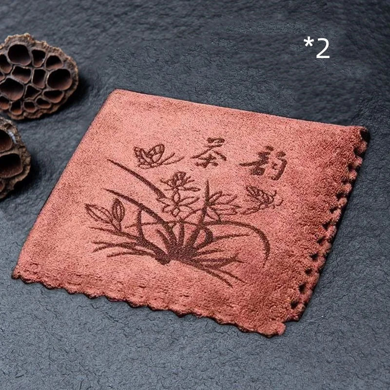 🧼 Torchon Épais Ultra-Absorbant en Coton – Spécial Théière & Nettoyage | Tissu Doux & Sans Coutures