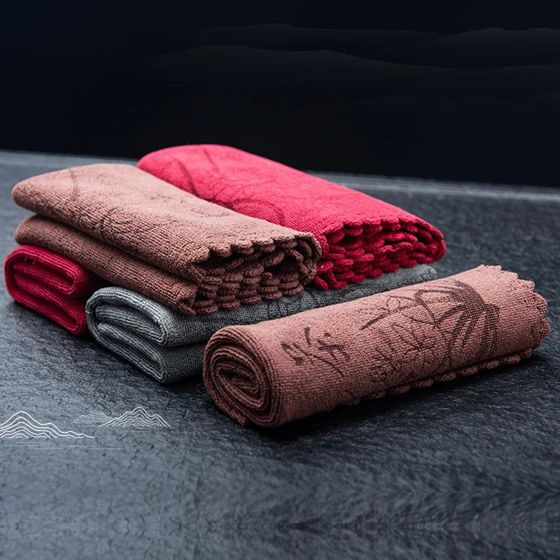 🧼 Torchon Épais Ultra-Absorbant en Coton – Spécial Théière & Nettoyage | Tissu Doux & Sans Coutures