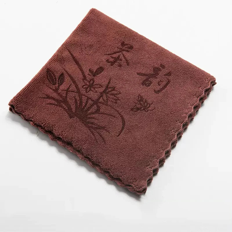 🧼 Torchon Épais Ultra-Absorbant en Coton – Spécial Théière & Nettoyage | Tissu Doux & Sans Coutures