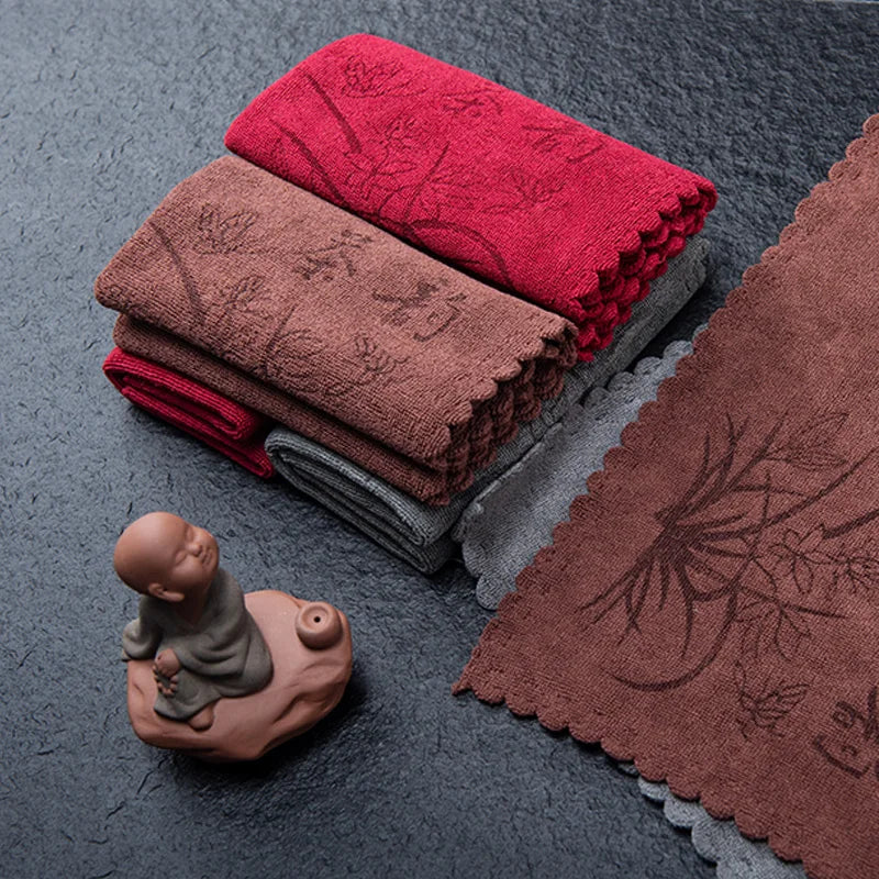 🧼 Torchon Épais Ultra-Absorbant en Coton – Spécial Théière & Nettoyage | Tissu Doux & Sans Coutures