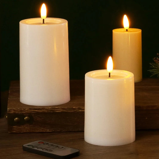 🕯️ Bougies LED Sans Flamme – Ambiance chaleureuse, sans danger